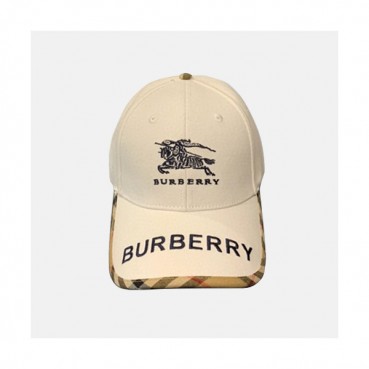 Burberry 2020 Mm / Wm Cap - 버버리 2020 남여공용 모자 BURM0048, 화이트
