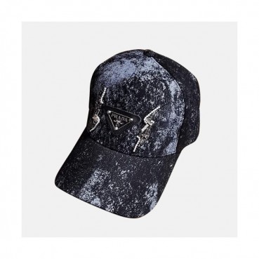 Prada 2020 Mm / Wm Cap - 프라다 2020 남여공용 모자 PRAM0010, 블랙