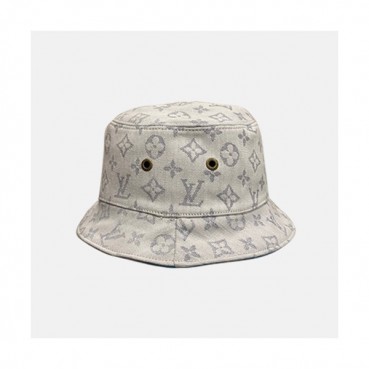 Louis Vuitton 2020 Reversible Mm / Wm Denim Cap - 루이비통 2020 리버시블 남여공용 데님 모자 LOUM0015, 화이트그레이