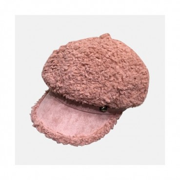 Chanel 2019 Ladies Lambs Wool Cap - 샤넬 2019 여성용 램스울 모자 CHAM0124, 핑크