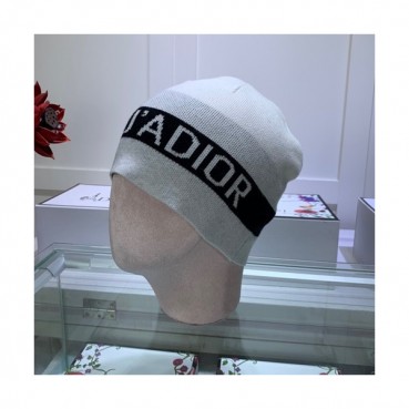 Dior 2019 Mm / Wm Knit Cap - 디올 2019 남여공용 니트 모자 DIOM0037, 화이트