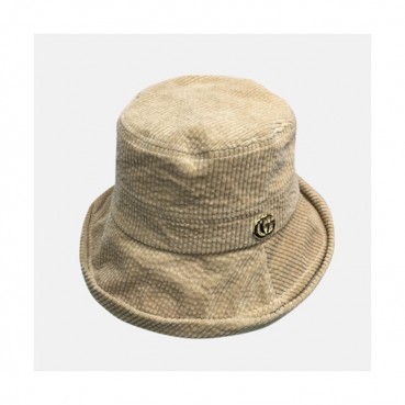 Gucci 2019 Ladies Corduroy Cap - 구찌 2019 여성용 골덴 모자 GUCM0043, 카키베이지