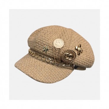 Chanel 2019 Ladies Knit Cap - 샤넬 2019 여성용 니트 모자 CHAM0119, 카멜