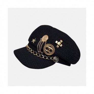 Chanel 2019 Ladies Knit Cap - 샤넬 2019 여성용 니트 모자 CHAM0117, 블랙