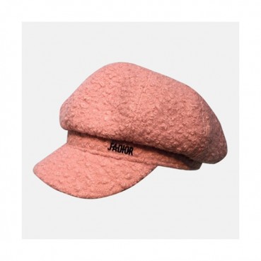 Dior 2019 Ladies Lambs Wool  Cap - 디올 2019 여성용 램스울 모자 DIOM0034, 핑크