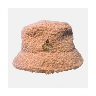 Dior 2019 Ladies Lambs Wool  Cap - 디올 2019 여성용 램스울 모자 DIOM0019, 핑크