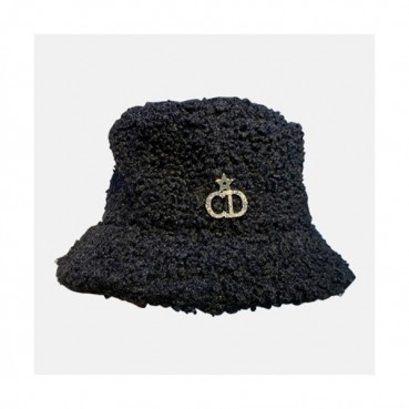 Dior 2019 Ladies Lambs Wool  Cap - 디올 2019 여성용 램스울 모자 DIOM0018, 블랙