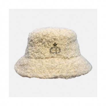 Dior 2019 Ladies Lambs Wool Cap - 디올 2019 여성용 램스울 모자 DIOM0017, 아이보리