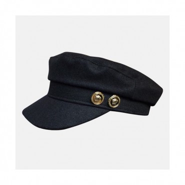 Versace 2019 Ladies Wool Cap - 베르사체 2019 여성용 울 모자 VERM0007, 블랙