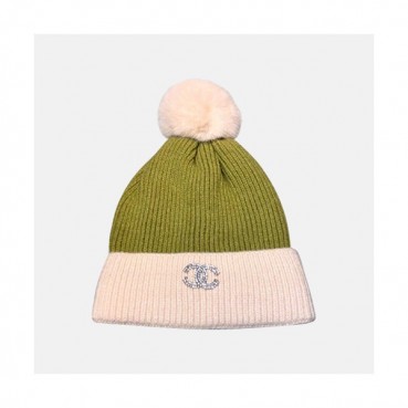 Chanel 2019 Ladies Knit Cap - 샤넬 2019 여성용 니트 모자 CHAM0108, 그린