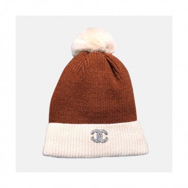 Chanel 2019 Ladies Knit Cap - 샤넬 2019 여성용 니트 모자 CHAM0106, 브라운