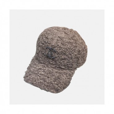 Chanel 2019 Ladies Lambs Wool Cap - 샤넬 2019 여성용 램스울 모자 CHAM0090, 그레이
