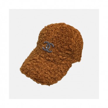 Chanel 2019 Ladies Lambs Wool Cap - 샤넬 2019 여성용 램스울 모자 CHAM0087, 브라운