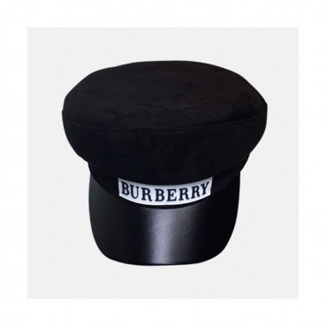 Burberry 2019 Ladies Suede Cap - 버버리 2019 여성용 스웨이드 모자 BURM0012, 블랙