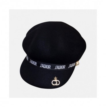 Dior 2019 Ladies Wool Cap - 디올 2019 여성용 울 모자 DIOM0016, 블랙