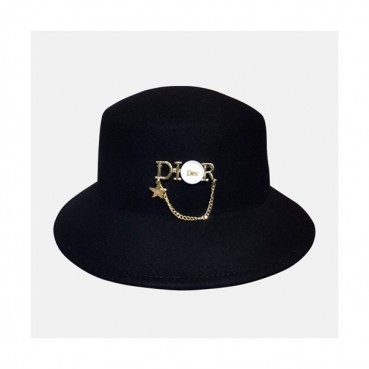 Dior 2019 Ladies Wool Cap - 디올 2019 여성용 울 모자 DIOM0015, 블랙