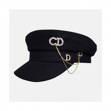 Dior 2019 Ladies Wool Cap - 디올 2019 여성용 울 모자 DIOM0014, 블랙