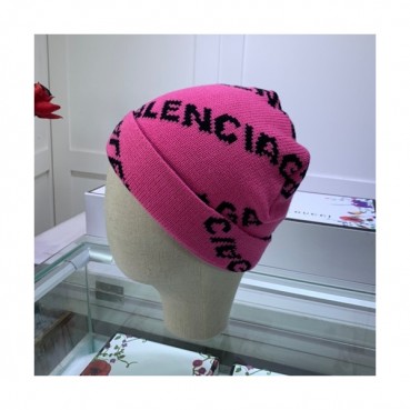 Balenciaga 2019 Mm / Wm Knit Cap - 발렌시아가 2019 남여공용 니트 모자 BALM0005, 핑크