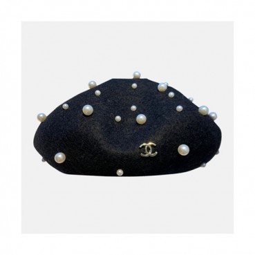 Chanel 2019 Ladies Wool Cap - 샤넬 2019 여성용 울 모자 CHAM0042, 블랙