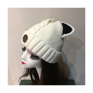 Chanel 2019 Ladies Knit Cap - 샤넬 2019 여성용 니트 모자 CHAM0033, 화이트