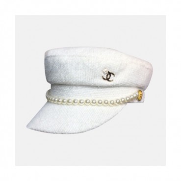 Chanel 2019 Ladies Cap - 샤넬 2019 여성용 모자 CHAM0027, 화이트