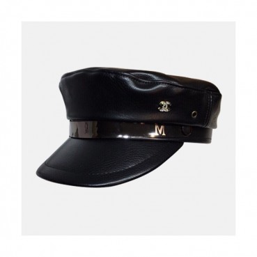 Chanel 2019 Ladies Leather Cap - 샤넬 2019 여성용 레더 모자 CHAM0025, 블랙