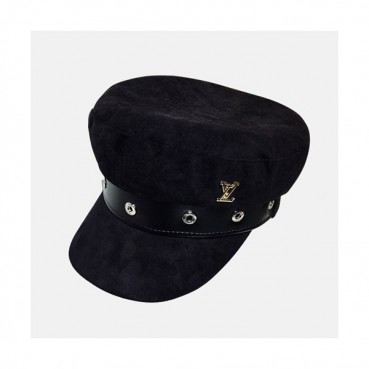 Louis Vuitton 2019 Ladies Velvet Cap - 루이비통 2019 여성용 벨벳 모자 LOUM0002, 블랙
