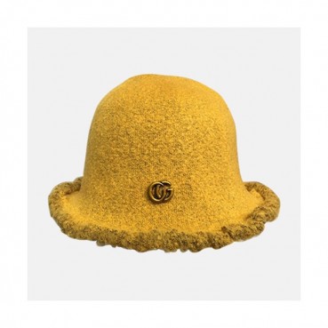 Gucci 2019 Ladies Felt Cap - 구찌 2019 여성용 펠트 모자 GUCM0004, 옐로우