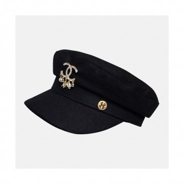 Chanel 2019 Ladies Wool Cap - 샤넬 2019 여성용 울 모자 CHAM0006, 블랙