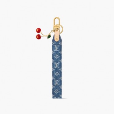 루이비통 남/녀 LV x TM 데님 세리즈 드라곤느 백 참 - Louis vuitton Unisex LV x TM Denim Cerise Dragonne Bag Charm 