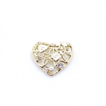 샤넬 여성 골드 브로치 - Chanel Womens Gold Brooch 