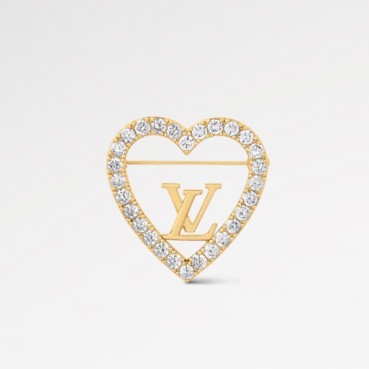 루이비통 여성 골드 브로치 - Louis vuitton Womens Gold Brooch 