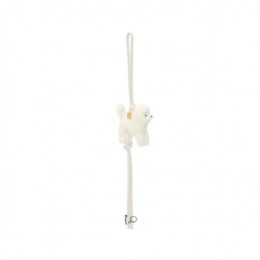 로에베 남/녀 화이트 백참 - Loewe Unisex White Bagcharm 