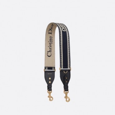 디올 여성 자수 스트랩 - Dior Womens Oblique Strap 