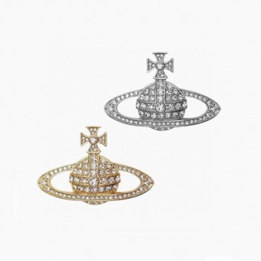 비비안웨스트우드 여성 골드 브로치 - Vivienne Westwood Womens Gold Brooch 