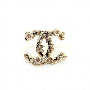 샤넬 여성 골드 브로치 - Chanel Womens Gold Brooch 