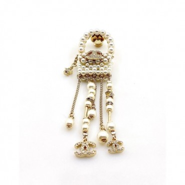 샤넬 여성 골드 브로치 - Chanel Womens Gold Brooch 