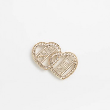 샤넬 여성 골드 브로치 - Chanel Womens Gold Brooch 
