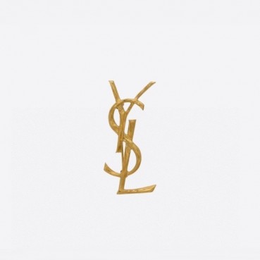 입생로랑 여성 골드 브로치 - Saint Laurent Womens Gold Brooch 