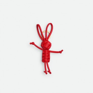 보테가베네타 남/녀 레드 키링 - Bottega Veneta Unisex Red Key Ring 