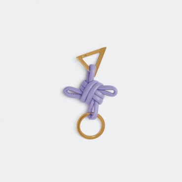 보테가베네타 남/녀 퍼플 키링 - Bottega Veneta Unisex Purple Key Ring 