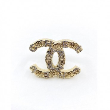 샤넬 여성 골드 브로치 - Chanel Womens Gold Brooch 