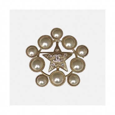 Chanel 2020 Ladies Brooch - 샤넬 2020 여성용 브로치 ACC0278.(옐로우골드)