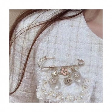 Chanel 2020 Ladies Brooch - 샤넬 2020 여성용 브로치 ACC0276.(옐로우골드)