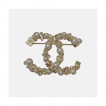 Chanel 2020 Ladies Brooch - 샤넬 2020 여성용 브로치 ACC0255.(옐로우골드)