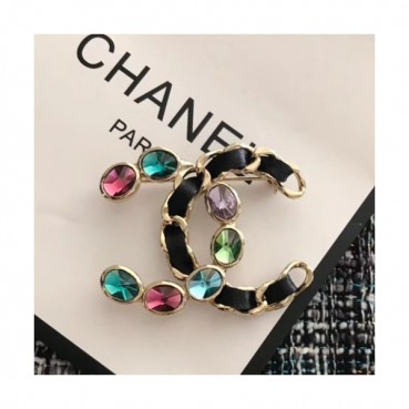 Chanel 2020 Ladies Brooch - 샤넬 2020 여성용 브로치 ACC0210.(옐로우골드블랙)