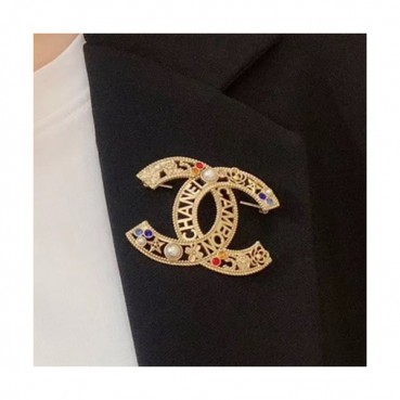 Chanel 2020 Ladies Brooch - 샤넬 2020 여성용 브로치 ACC0209.(옐로우골드)