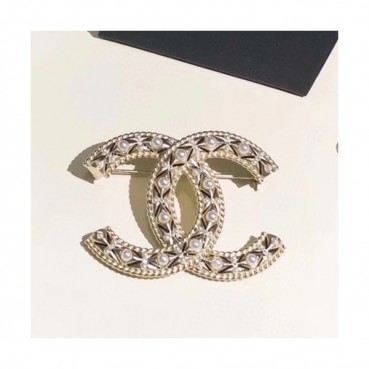 Chanel 2020 Ladies Brooch - 샤넬 2020 여성용 브로치 ACC0180.(옐로우골드)