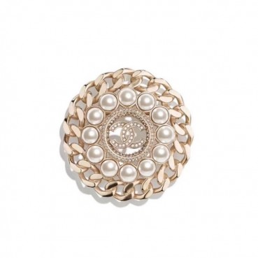 Chanel 2020 Ladies Brooch - 샤넬 2020 여성용 브로치 ACC0134.(옐로우골드)