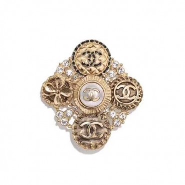 Chanel 2020 Ladies Brooch - 샤넬 2020 여성용 브로치 ACC0129.(옐로우골드)